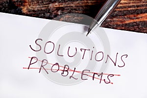 Problems and solutions