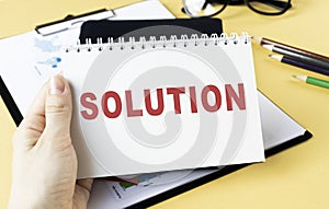 problems and solutions list. Text problems and solutions on paper