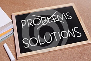 Problems and Solutions, Motivational Words Quotes Concept