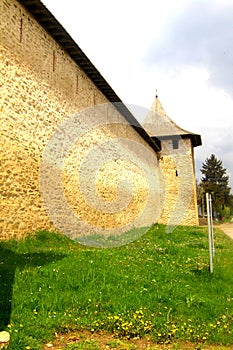 Probota Monastery, medieval orthodox monastery in Moldavia, Romania