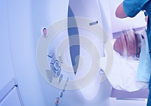 Procedure of tomography of patient