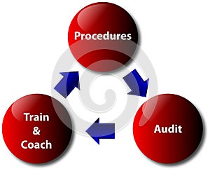 Procedures, audit, train and coach