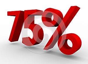 Procent 75 red