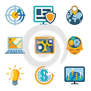 Process Automation and Increase Efficiency Icons