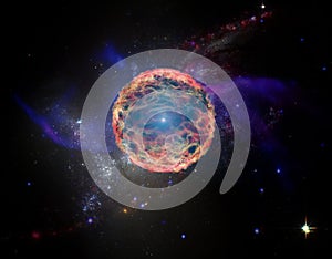 the process of birth of new star or supernova, elements of this image furnished by nasa b