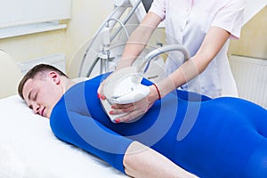 Process at the clinic lipomassage