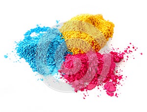 Process color chalk powder