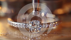 The process of cutting diamonds on a machine. Grinding a diamond on a machine