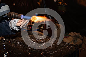 the process of glass ball production