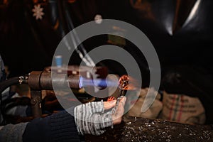 the process of glass ball production