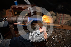 the process of glass ball production