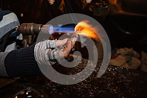 the process of glass ball production