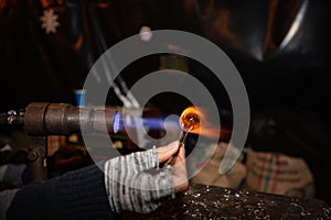 the process of glass ball production