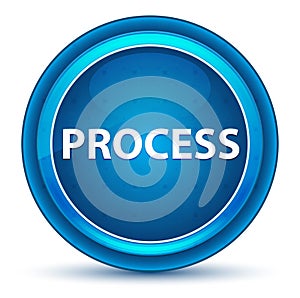 Process Eyeball Blue Round Button