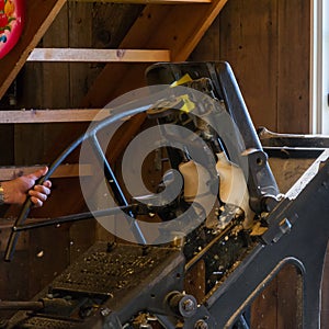 Process of manufacturing of Dutch clogs