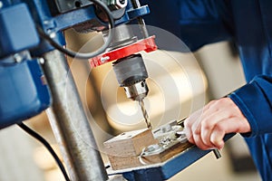 Process of metal drill machining