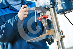 Process of metal drill machining