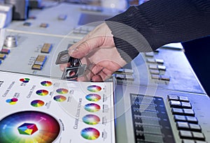 The process of offset printing and color correction