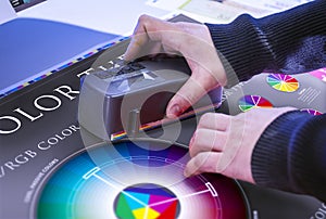 The process of offset printing and color correction