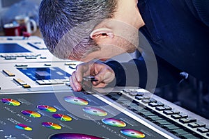 The process of offset printing and color correction