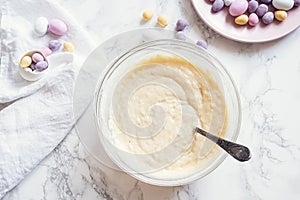 Process of preparation Easter pasrty