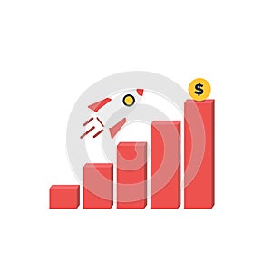 Process realization, concept teamwork, interconnections - vector