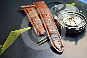 The process of repair of mechanical watches