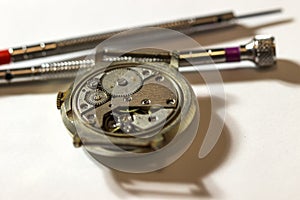 The process of repair mechanical watches