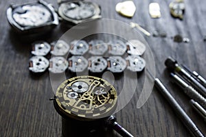 The process of repair mechanical watches