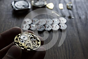 The process of repair mechanical watches