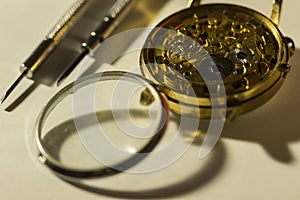 The process of repair mechanical watches