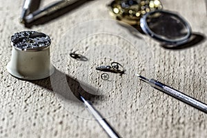 The process of repair mechanical watches