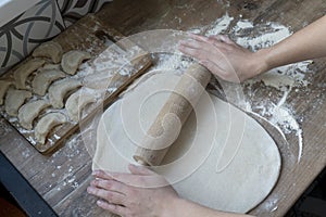 Process of rolling dough