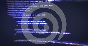 The process of writing a digital code by a programmer in a programming language