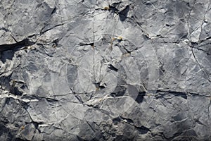 Processed collage of grey mountain cliff rock stone surface texture. Background for banner