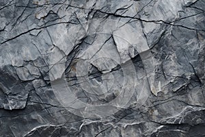 Processed collage of grey mountain cliff rock stone surface texture. Background for banner