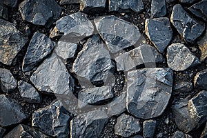 Processed collage of mountain cliff rock stone surface texture. Background for banner,