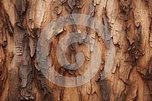 Processed collage of old tree bark trunk material texture. Background for banner, backdrop
