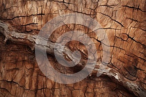 Processed collage of old tree bark trunk material texture. Background for banner, backdrop