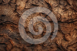 Processed collage of old tree bark trunk material texture. Background for banner, backdrop