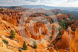 Processed collage of orange canyon soil