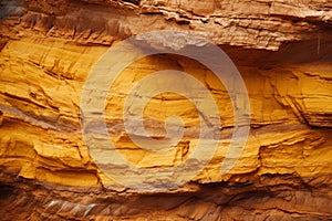 Processed collage of orange canyon soil material texture. Background for banner, backdrop