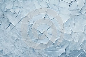 Processed collage of thick layer of cracked ice texture. Background for banner, backdrop or texture