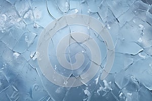 Processed collage of thick layer of cracked ice texture. Background for banner, backdrop or texture