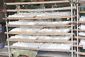 Processing Kudzu flour