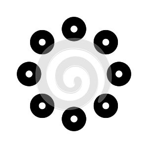 Processing Line Style vector icon which can easily modify or edit