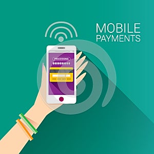 processing of mobile payments