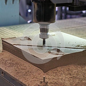 Processing of panels on the coordinate-milling woodworking machine with CNC