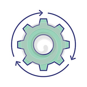 Processing settings  Vector Icon which can easily modify or edit