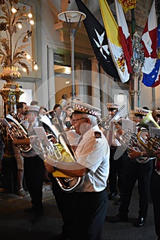 Procession Band in Local Feast
